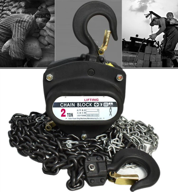 black 0.5 ton chain hoist(001)